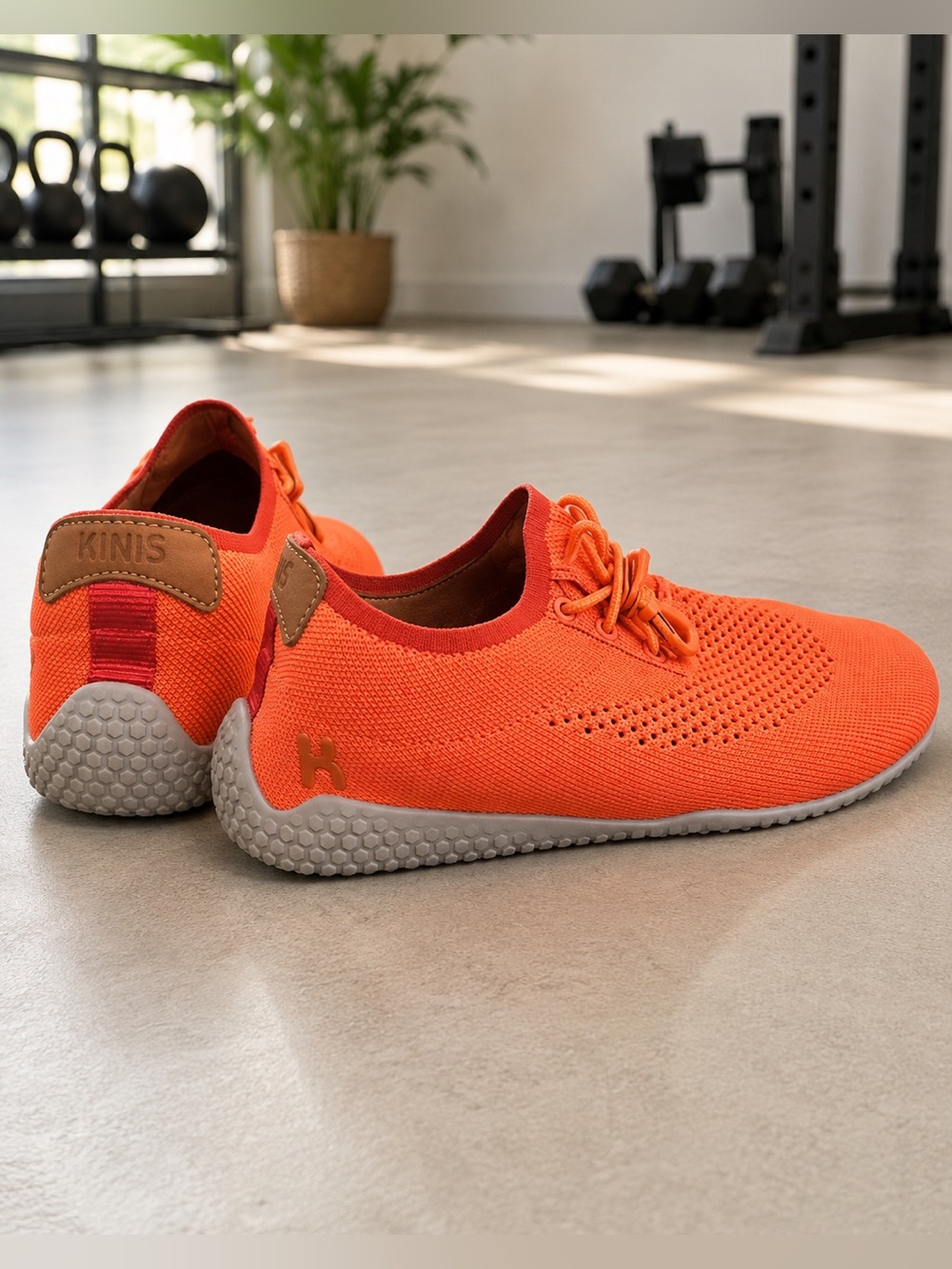 Kinis Apollo Pro Training Barefoot Shoes Orange Unisex M2 W Size 9.5 - 10 / M 8.